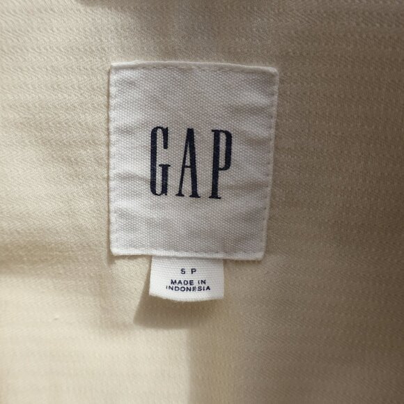 Women's Relaxed Fit Chore Jacket - Size S - Ivory Colour - Light Cotton Jacket - Picture 4 of 13